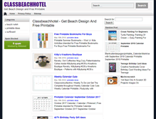 Tablet Screenshot of classbeachhotel.com